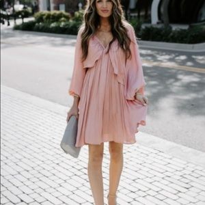 Flowy Long Sleeve Dress